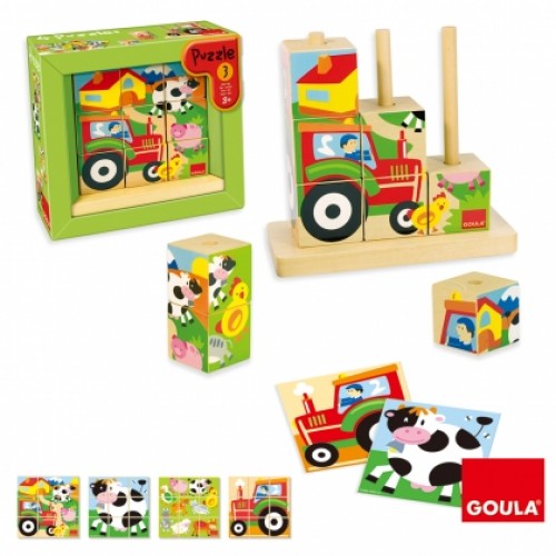 Goula Farm Cubic Puzzle - My Little Korner