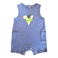 Vauva SS23 Safari - Baby Boys Crocodile Logo Cotton Sleeve Romper 18 months