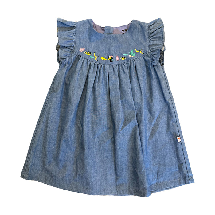 Vauva SS23 Safari - Baby Girls Ruffle Cotton Dress - My Little Korner