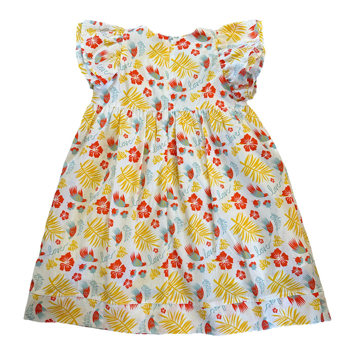 Vauva SS23 Safari - Girls Floral Print Cotton Dress - My Little Korner