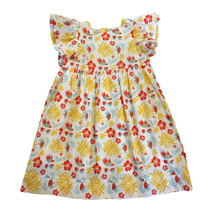 Vauva SS23 Safari - Girls Floral Print Cotton Dress - My Little Korner