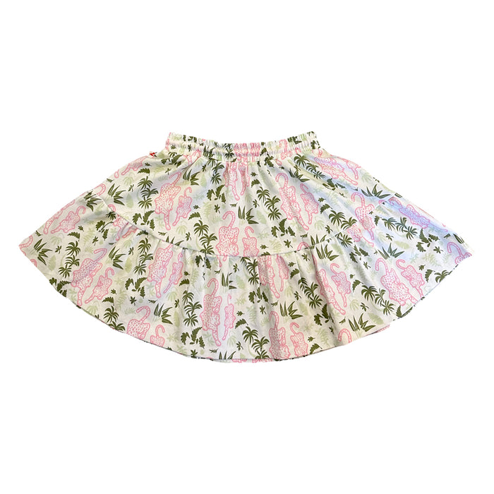 Vauva SS23 Safari - Girls Forest Print Cotton Skirt - My Little Korner