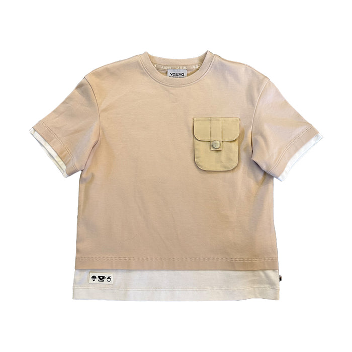 Vauva SS23 Safari - Boys Cotton Short Sleeve Pocket T-shirt - My Little Korner