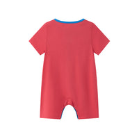 Vauva x Moomin - 嬰兒阿美短袖連身衣 (紅色)