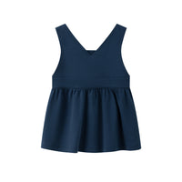Vauva SS24 - Baby Girl Sailing Embroidered Tank Dress (Blue)
