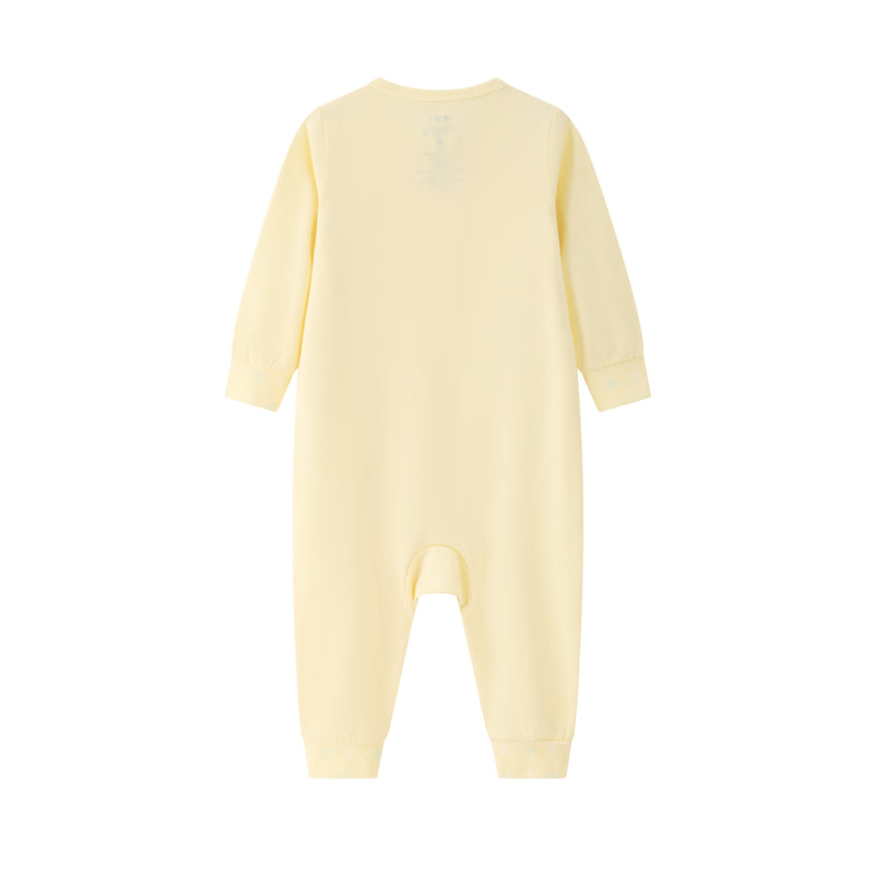 Vauva BBNS - Organic Cotton Light Yellow/White Bodysuits (2-pack)
