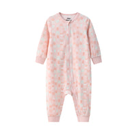 Vauva BBNS - Organic Cotton Pink Floral Pattern Bodysuits (2-pack) product image front -02