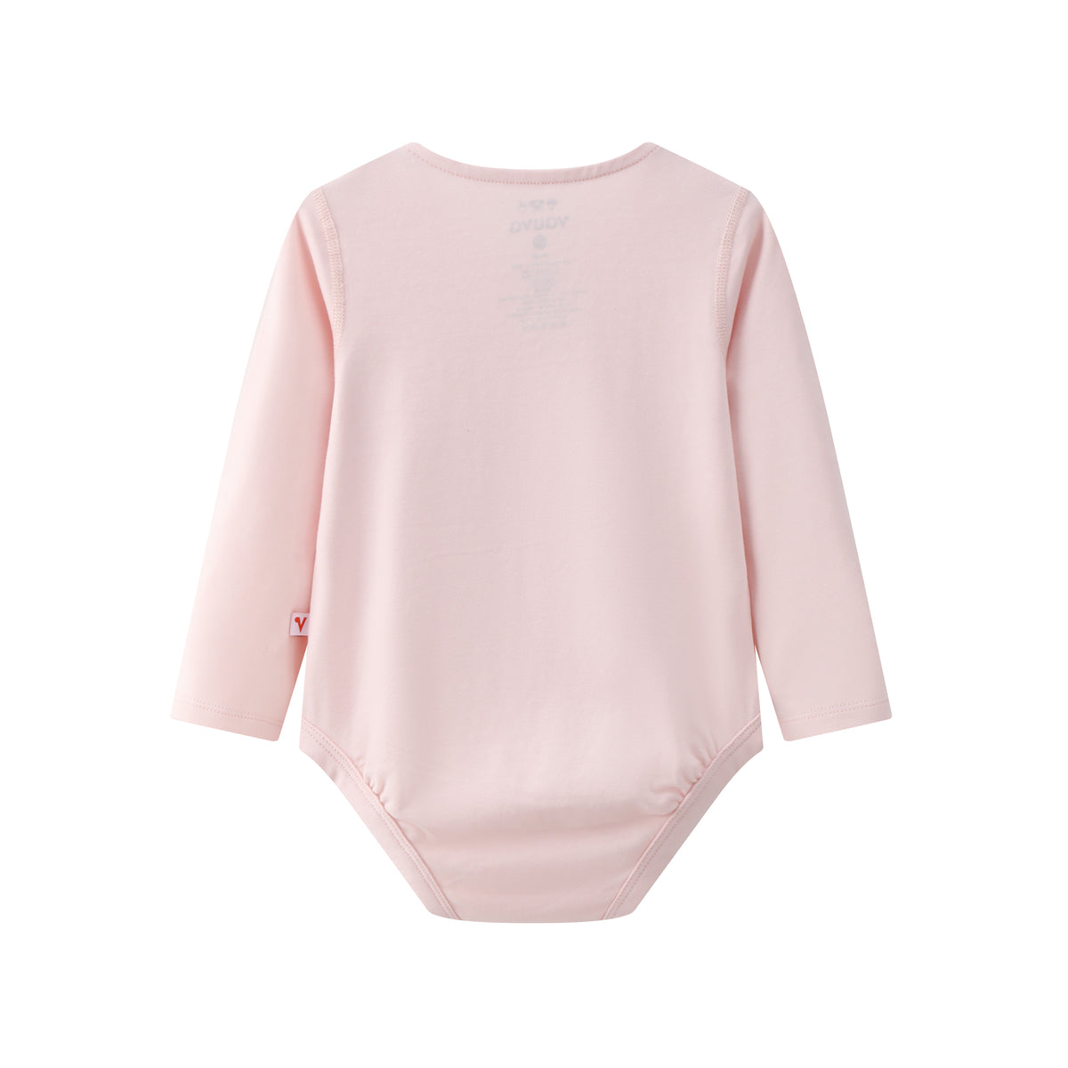 Vauva BBNS - Organic Cotton Pink Long-sleeved Bodysuits (2-pack)