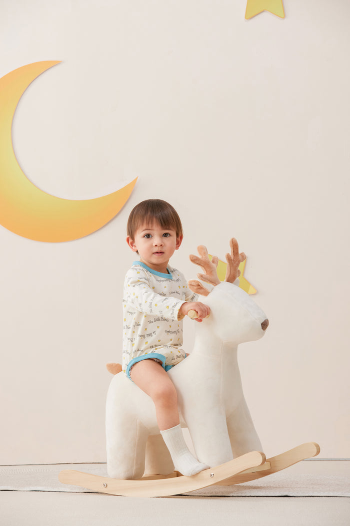 Vauva x Le Petit Prince - Baby Boy Little Prince Full Print Long Sleeve Bodysuit 18 months
