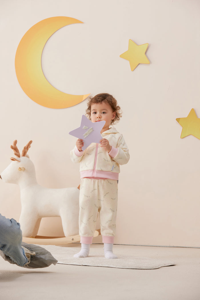 Vauva x Le Petit Prince - Baby Cotton Trackpants (Pink) 18 months