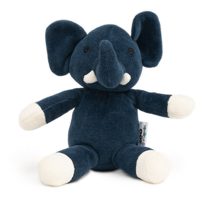 nature Zoo natureZoo Organic Velour Teddy Bear – Dark Blue Elephant Soft toys