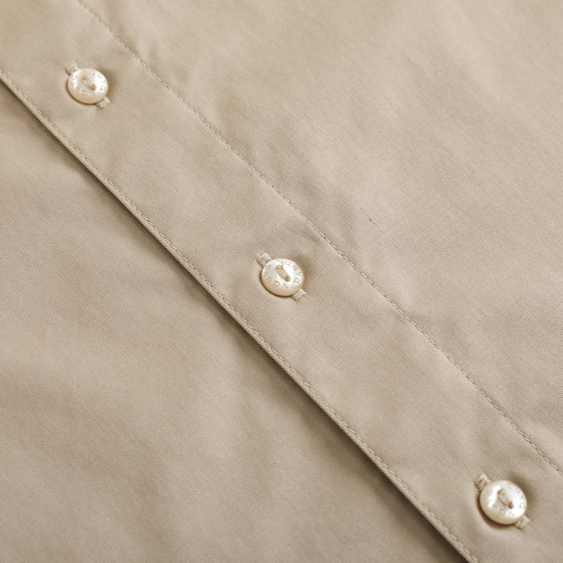 Vauva FW23 - Boys Cotton Shirt (Khaki)-product image close up