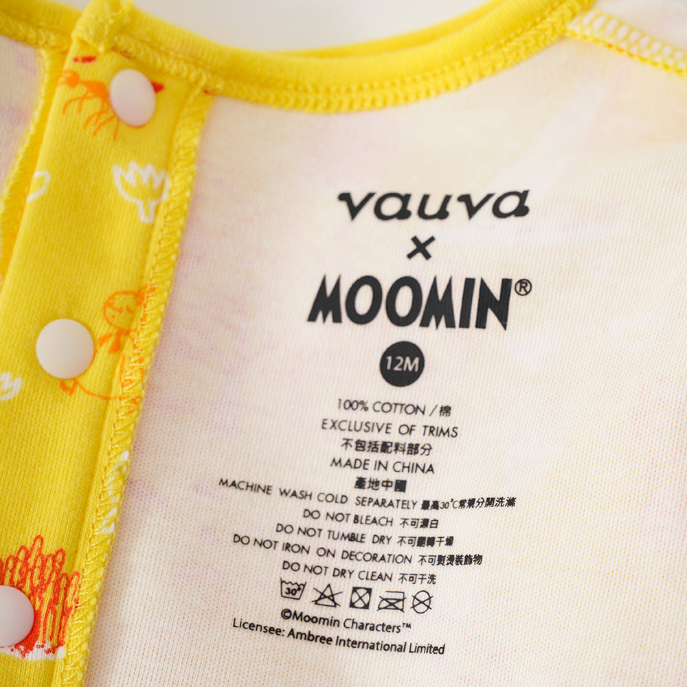 Vauva x Moomin SS23 - Baby Girls All Over Print Cotton Short Sleeves Romper product image 9