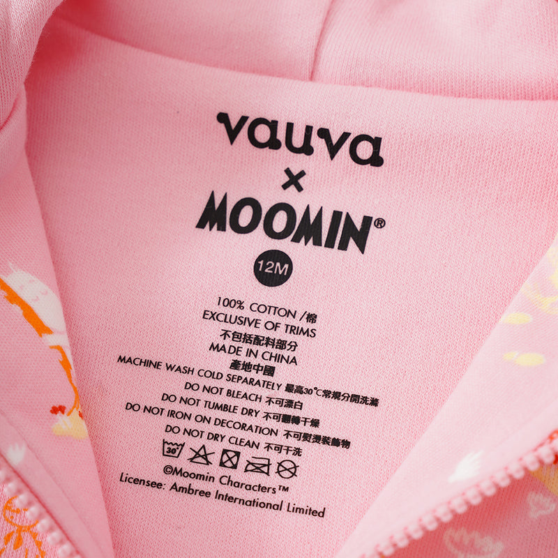 Vauva x Moomin SS23 - Baby Girls Cotton Hood Long Sleeves Jacket product image 5
