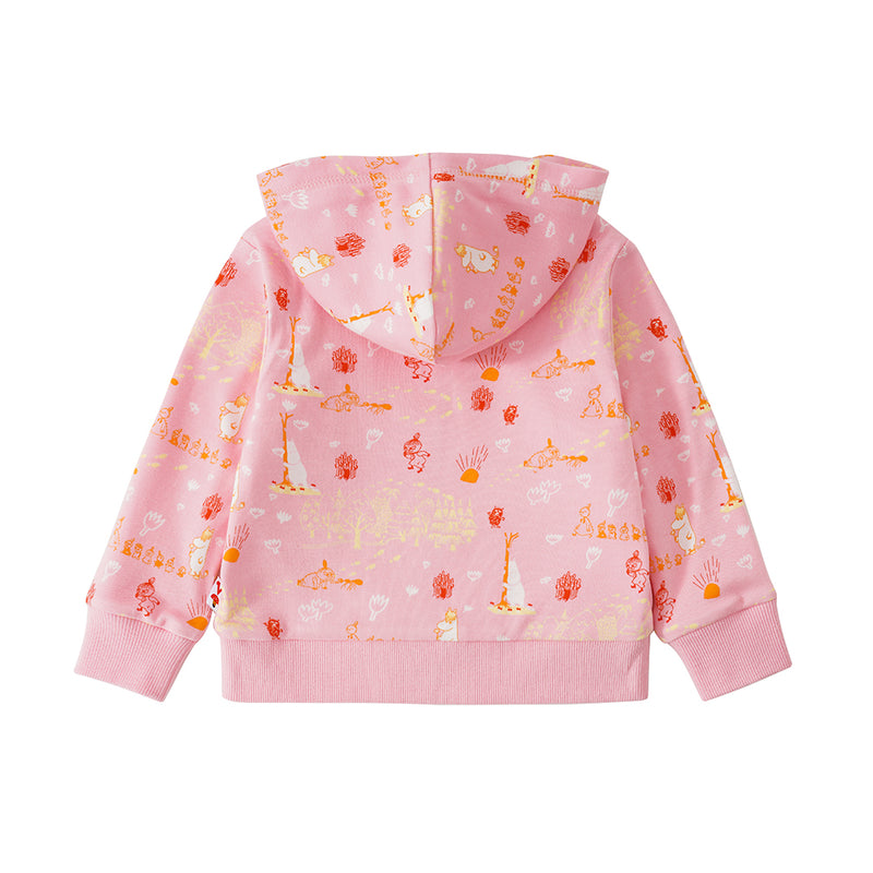 Vauva x Moomin SS23 - Baby Girls Cotton Hood Long Sleeves Jacket product image back