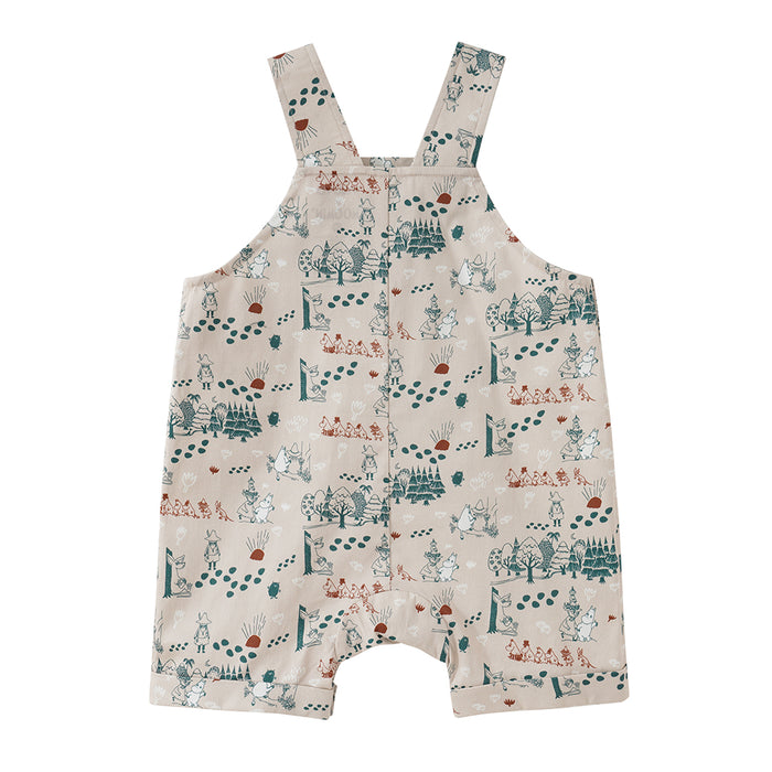Vauva x Moomin SS23 - Baby Boys All Over Print Cotton Sleeveless Romper product image back