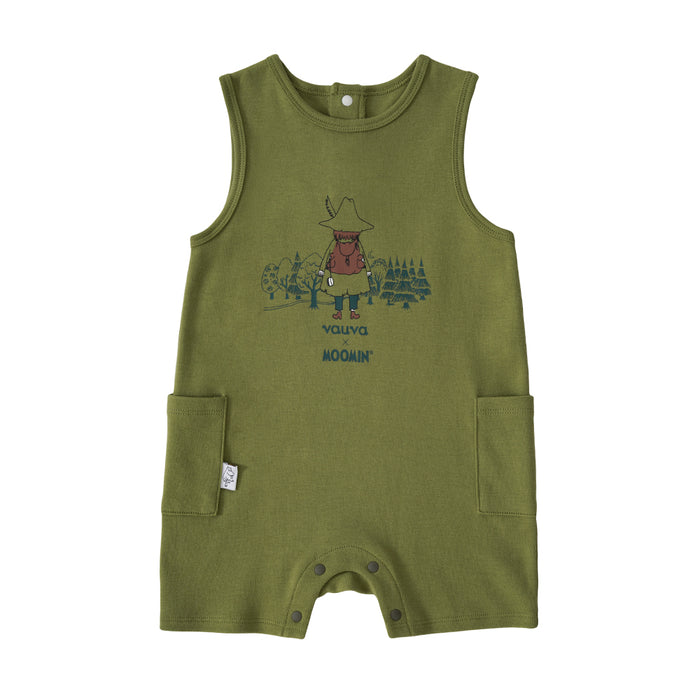 Vauva x Moomin SS23 - Baby Boys Moomin Print Cotton Sleeveless Romper product image front 