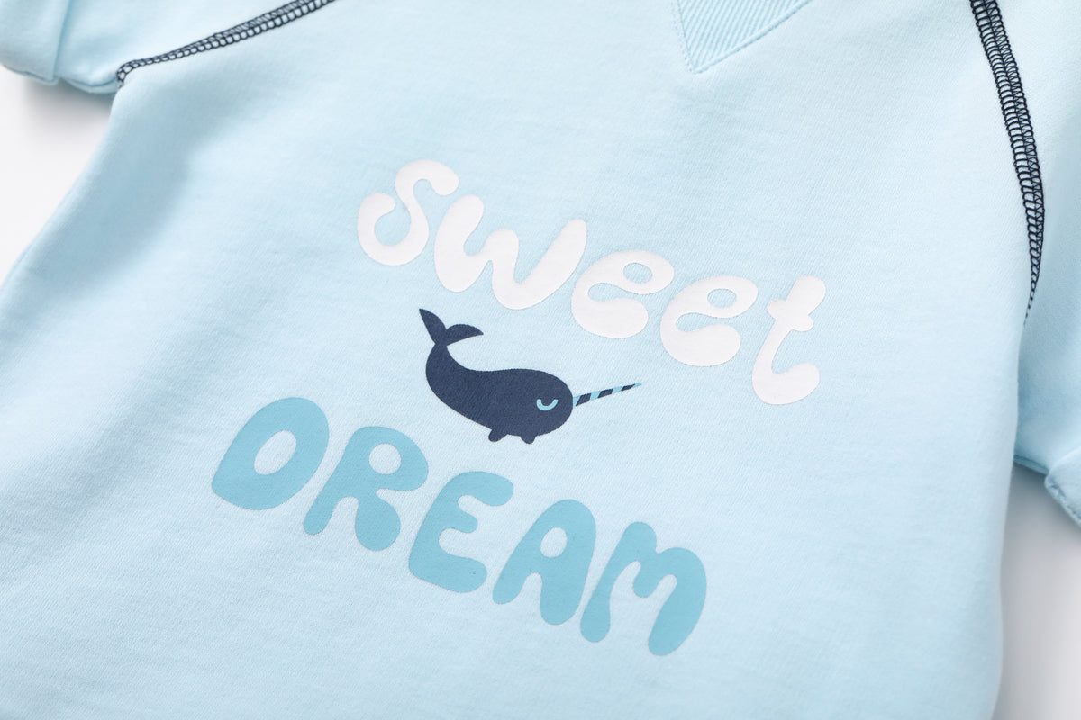 Vauva SS24 - Baby Boy Sweet Dream Short Sleeves Top (Blue)