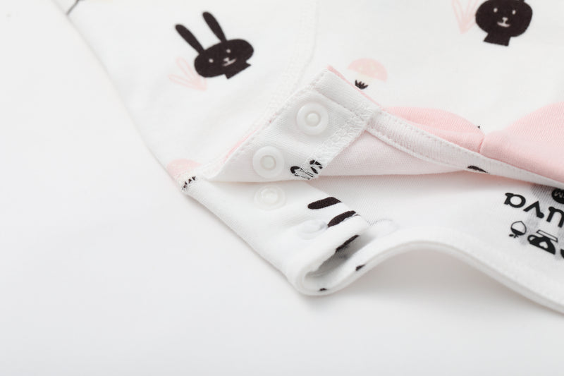 Vauva BBNS - Baby Anti-bacterial Organic Cotton Bodysuits (2-pack) - My Little Korner