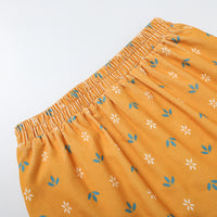 Vauva FW23 - Girls Printed Elastic Waist A-Line Skirt (Yellow) - My Little Korner
