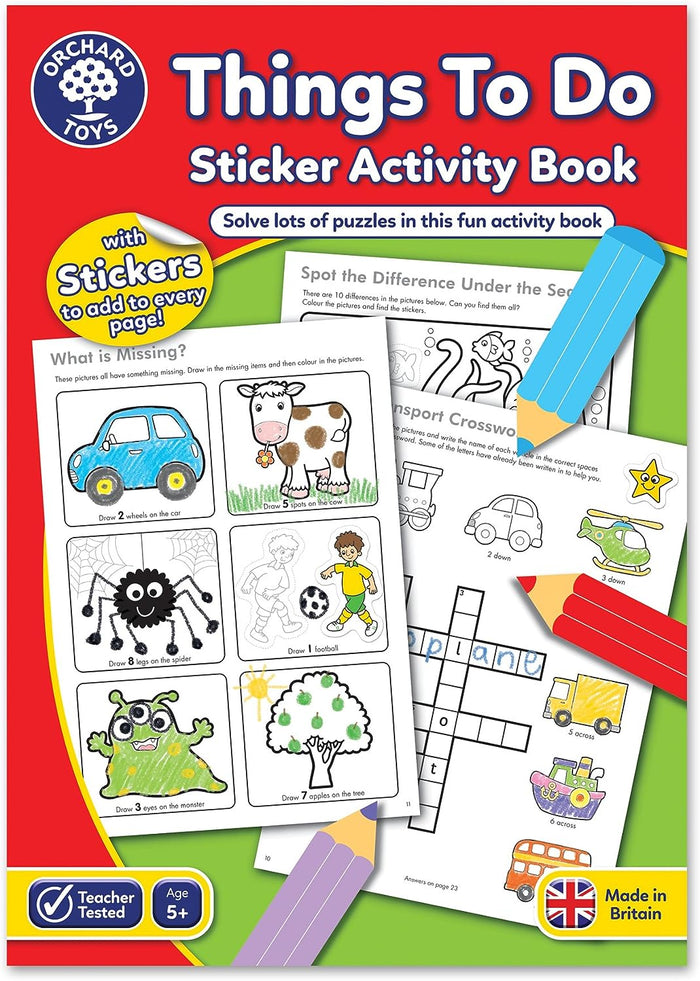 Orchard Toys - Things To Do Activity Book