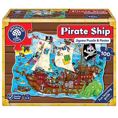 Orchard Toys - Pirate Ship Jigsaw Puzzle And Poster product image 1