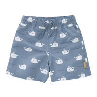 Fresk Swim UV Shorts boys Whale Blue Fog - My Little Korner