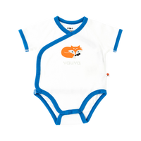 Vauva - Organic Cotton Baby 2-Packs Fox-Print Bodysuits - My Little Korner