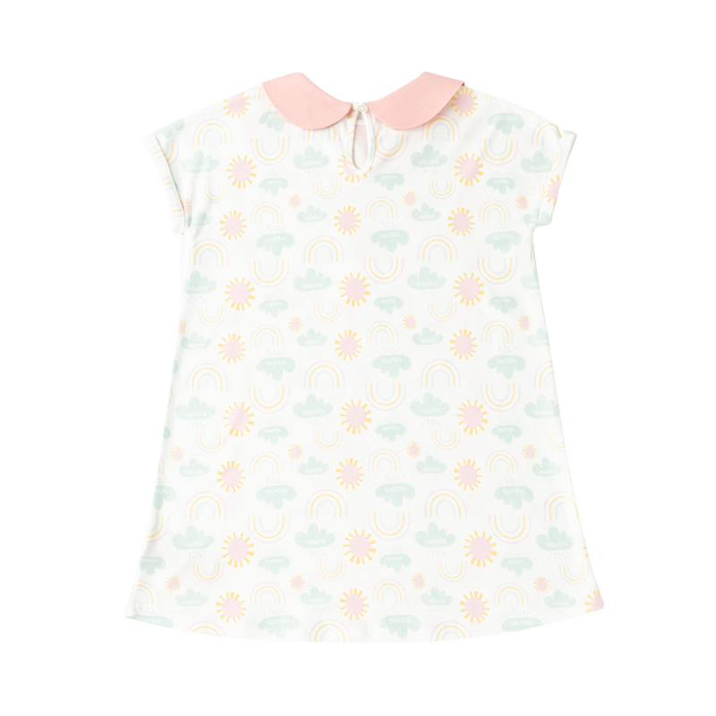 Vauva - Organic Cotton Rainbow Dress - My Little Korner
