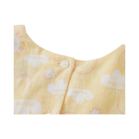 Vauva 2022 - Ruffle Sleeves Dress (Yellow) - My Little Korner