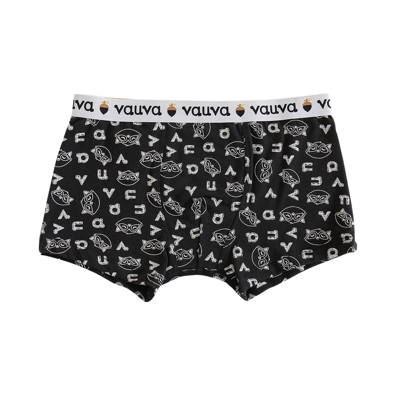 Vauva Boys Organic Cotton Underwear (Boxers) - Vauva Black product image boxers one