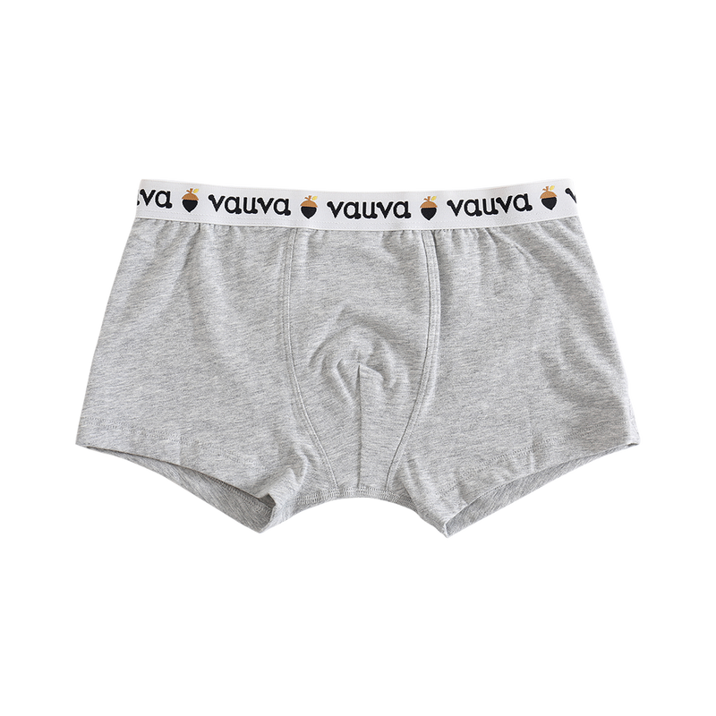 Vauva Boys Organic Cotton Underwear (Boxers) - Vauva Blue / Grey product image front