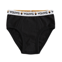 Vauva Boys Organic Cotton Underwear (Briefs) - Vauva Black - My Little Korner