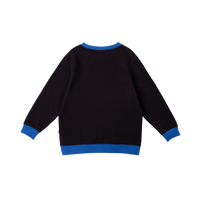 Vauva Boys Raccoon Marvelous Sweatshirt - Black - My Little Korner