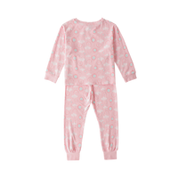 Vauva女孩長袖彩虹睡眠套裝 - 粉紅色