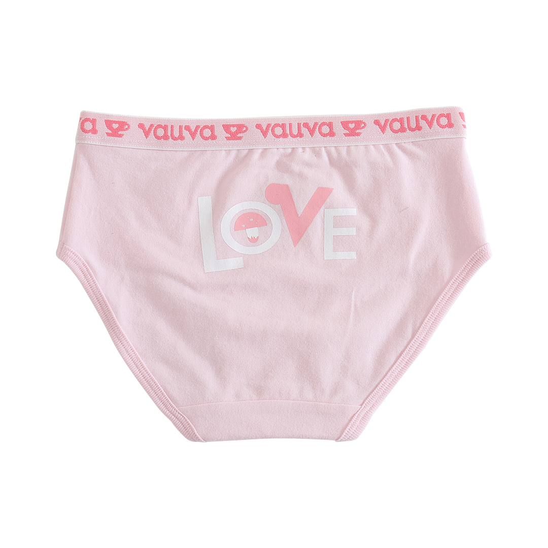 Vauva - Girls Organic Cotton Underwear (Pink) product image back