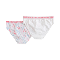 Vauva Girls Organic Cotton Underwear - Vauva Pattern / White - My Little Korner