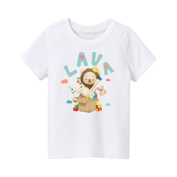 Vauva Kids Lava Tee - "Gift Print" 130 cm